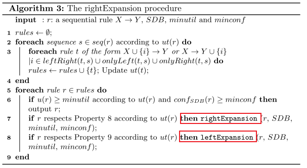 The right extension procedure